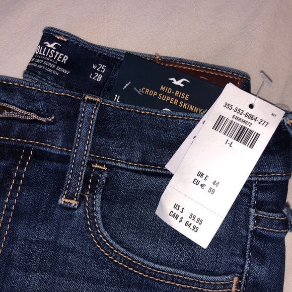 HOLLISTER - Dark distressed skinny jeans - Picture 3 of 4